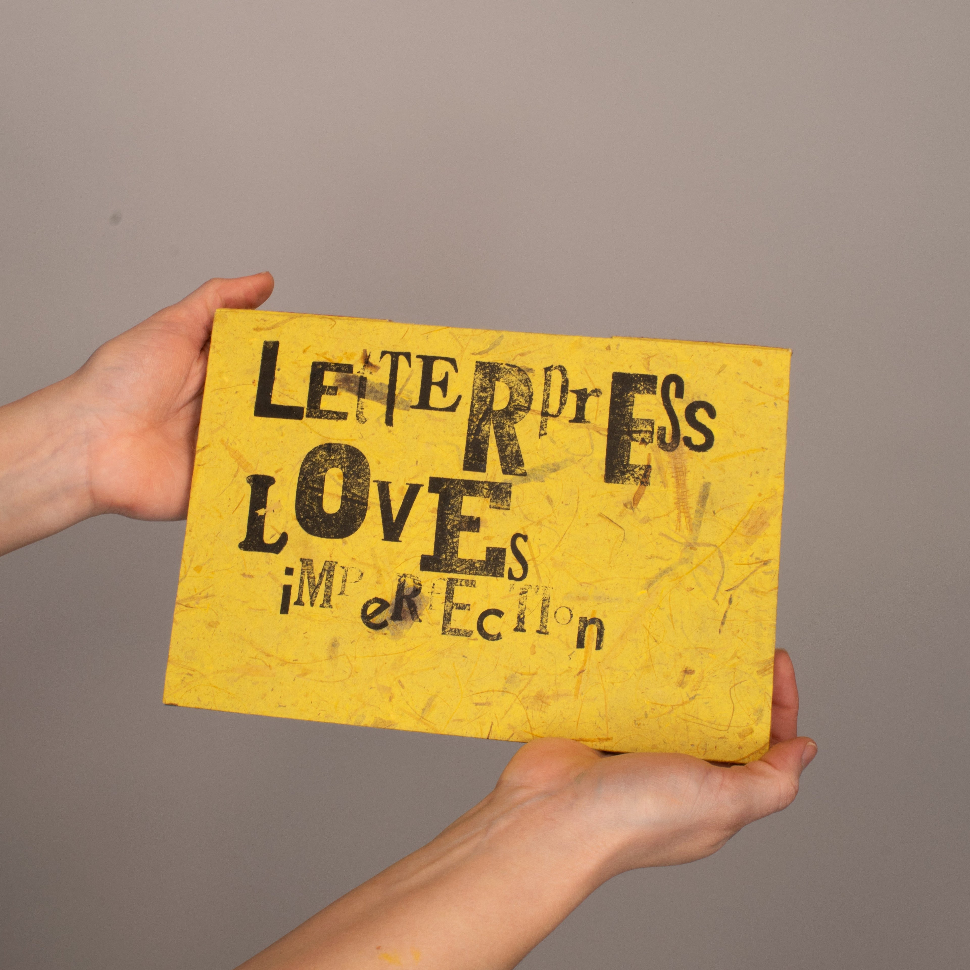 Letterpress Handmade Journal