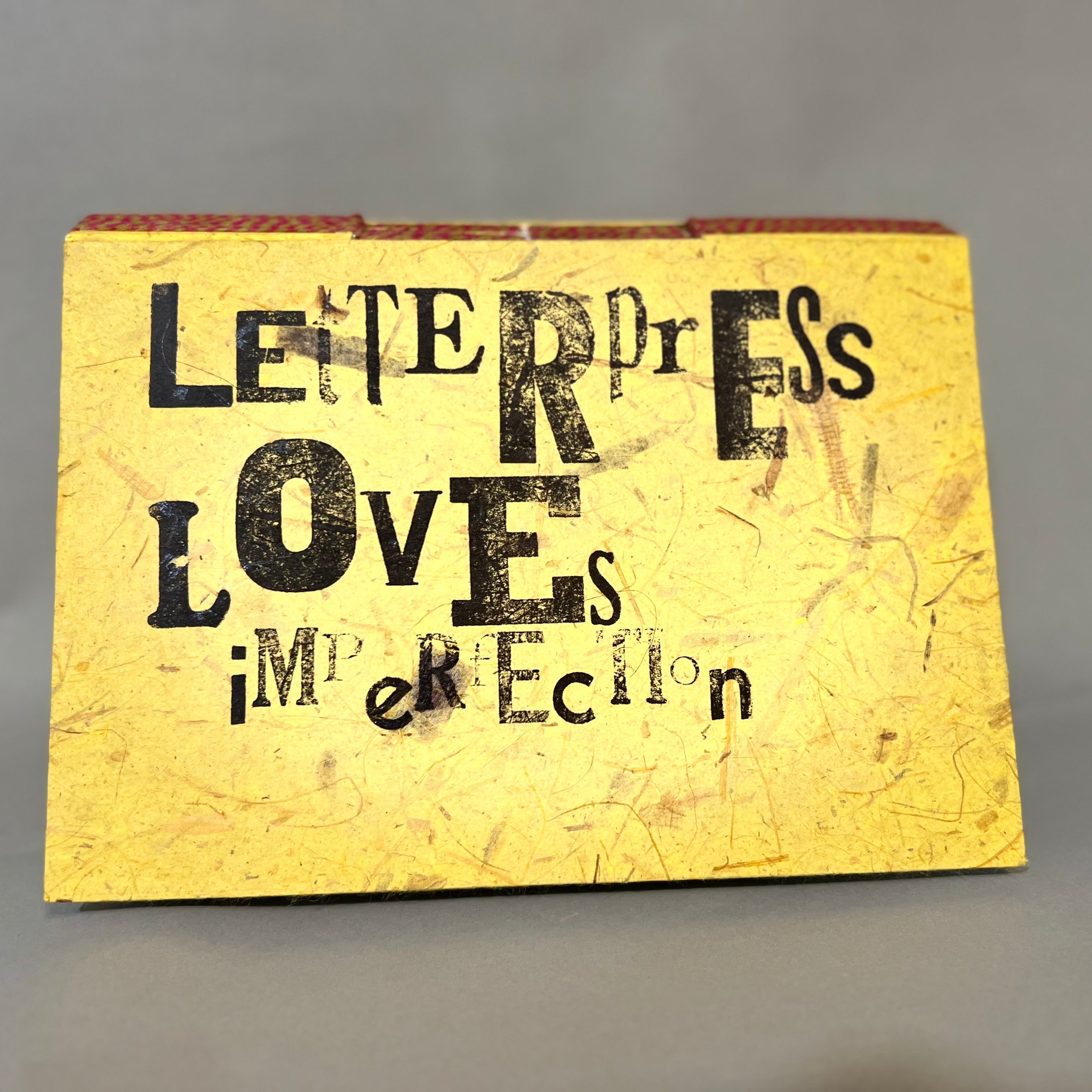Letterpress Handmade Journal