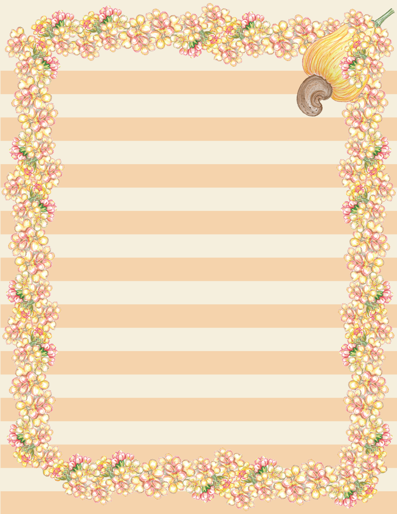 Letter Paper Caju