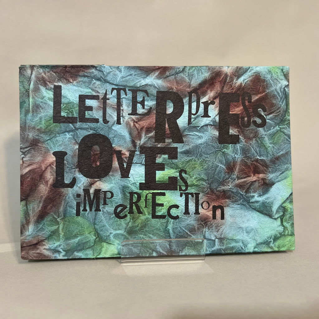 Letterpress Handmade Journal