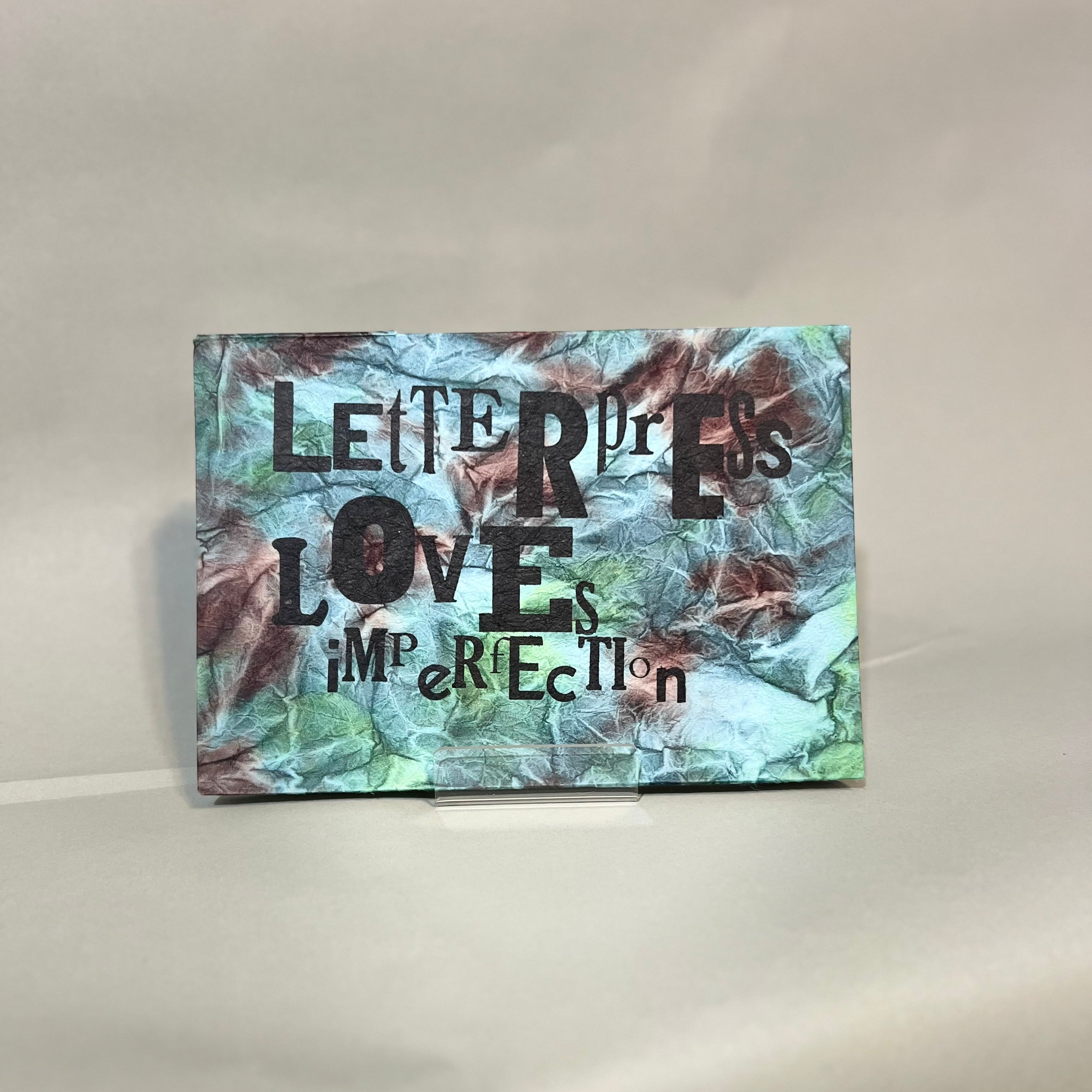 Letterpress Handmade Journal