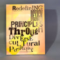 "Redefining Design Principles Through Diverse Cultural Perspective" on a colorful background