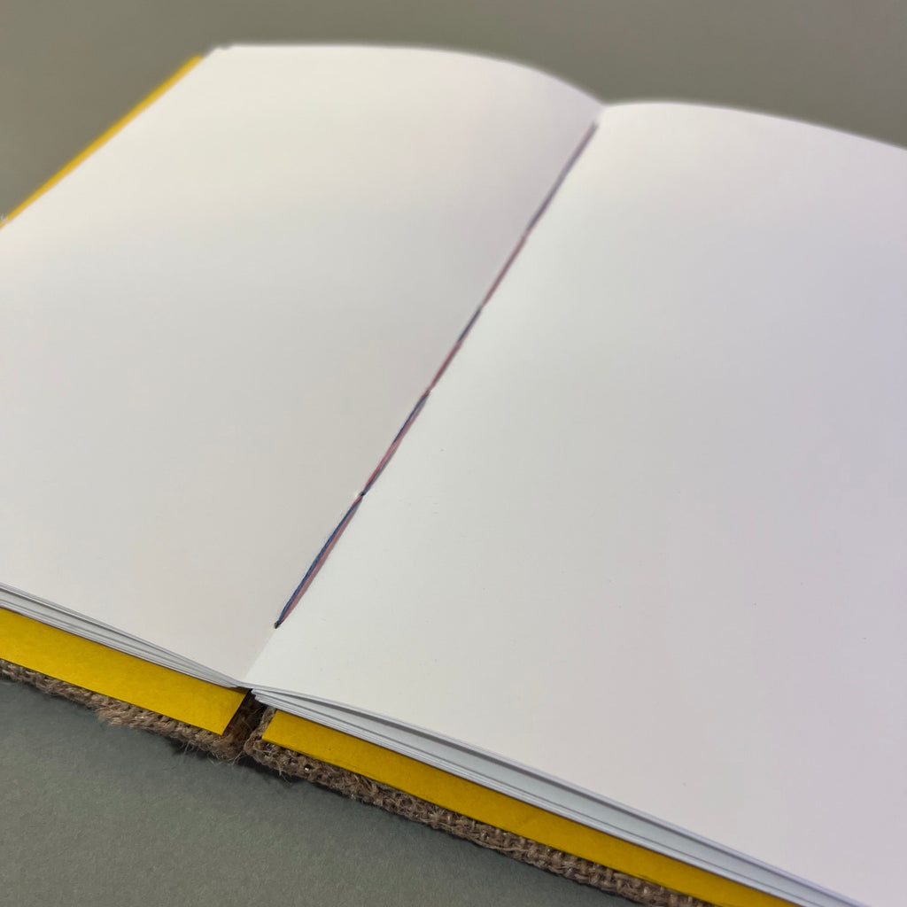 Burlap Sketchbook
