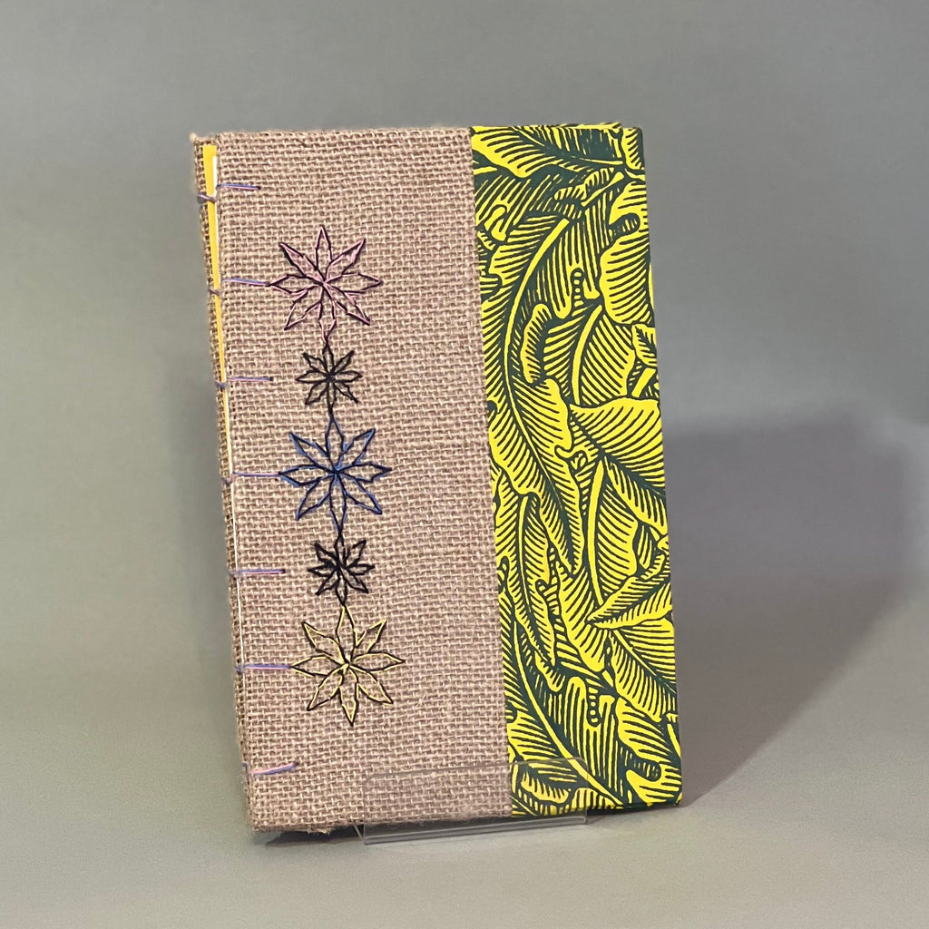 Burlap Sketchbook